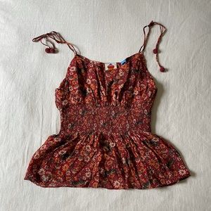 Farm for Anthropologie tie tank top